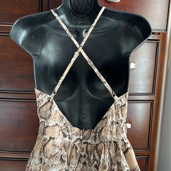 Snake Skin Printed Dress - Picture 2 of 4